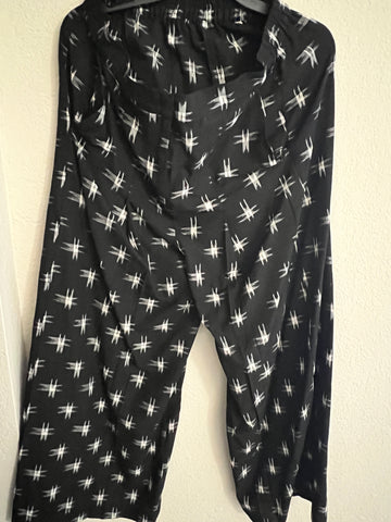Ikkat baggy pants