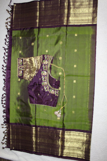 Green Pure Silk Kanchivaram Saree