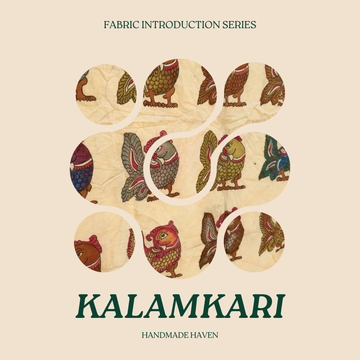 Kalamkari Art Highlights: Our artist is using Sri Kalahasti style