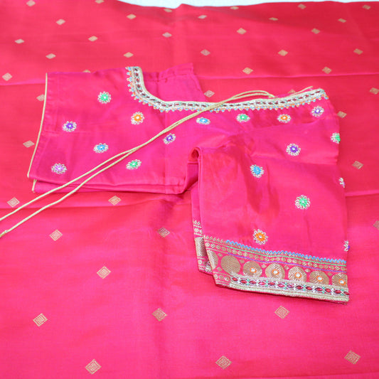 Kanchipuram Red saree